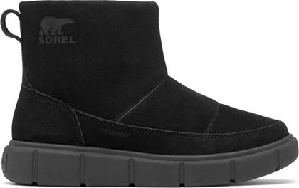 ΜΠΟΤΕΣ ΧΙΟΝΙΟΥ EXPLORER III SLIP-ON WP 2077971010 ΜΑΥΡΟ SOREL