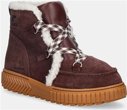ΜΠΟΤΕΣ ΧΙΟΝΙΟΥ ONA AVE ALPINE BOOT WP ΧΡΩΜΑ: ΜΠΟΡΝΤΟ, 2088311628 SOREL