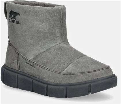 ΜΠΟΤΕΣ ΧΙΟΝΙΟΥ ΣΟΥΕΤ EXPLORER III SLIP ΧΡΩΜΑ: ΓΚΡΙ, 2077971052 SOREL