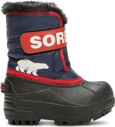 ΜΠΟΤΕΣ ΧΙΟΝΙΟΥ TODDLER SNOW COMMANDER BOOT NV5190-466 ΣΚΟΥΡΟ ΜΠΛΕ SOREL