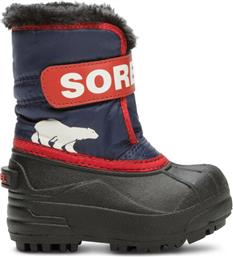 ΜΠΟΤΕΣ ΧΙΟΝΙΟΥ TODDLER SNOW COMMANDER BOOT NV5190-466 ΣΚΟΥΡΟ ΜΠΛΕ SOREL