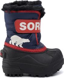 ΜΠΟΤΕΣ ΧΙΟΝΙΟΥ TODDLER SNOW COMMANDER NV1960 ΣΚΟΥΡΟ ΜΠΛΕ SOREL