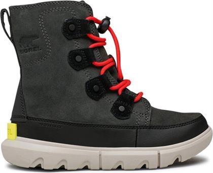 ΜΠΟΤΕΣ ΧΙΟΝΙΟΥ YOUTH EXPLORER LACE WP NY4897-093 ΜΑΥΡΟ SOREL