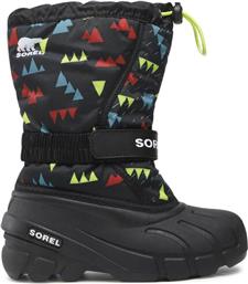 ΜΠΟΤΕΣ ΧΙΟΝΙΟΥ YOUTH FLURRY PRINT NY3504 ΜΑΥΡΟ SOREL