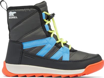 ΜΠΟΤΕΣ ΧΙΟΝΙΟΥ YOUTH WHITNEY II PLUS LACE WP 2088591093 ΜΑΥΡΟ SOREL