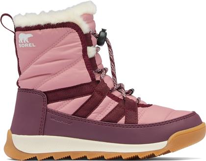 ΜΠΟΤΕΣ ΧΙΟΝΙΟΥ YOUTH WHITNEY II PLUS LACE WP 2088591627 ΡΟΖ SOREL