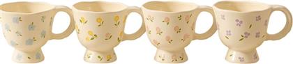 ΚΟΥΠΑ RETRO FLOWER ΚΕΡΑΜΙΚΗ ΤΥΧΑΙΑ ΕΠΙΛΟΓΗ ΧΡΩΜΑΤΟΣ (300ML) SPACECOW