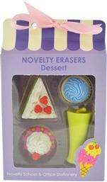 ΣΕΤ 4 ΓΟΜΕΣ NOVELTY ERASERS DESSERT 4 ΤΜΧ SPACECOW
