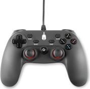 OPLON WIRED CONTROLLER PC & PS3 BLACK SPARTAN GEAR