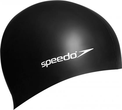 PLAIN FLAT SILICONE CAP JR 8-709931959 ΜΑΥΡΟ SPEEDO