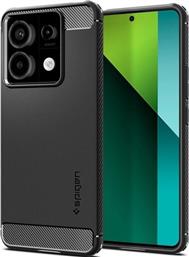 ΑΝΘΕΚΤΙΚΗ ΘΗΚΗ ΣΙΛΙΚΟΝΗΣ - XIAOMI REDMI NOTE 13 PRO 5G / POCO X6 - RUGGED ARMOR - MATTE BLACK (ACS07254) SPIGEN