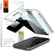 GLASS TR EZ FIT HD PRIVACY 1 PACK FOR IPHONE 15 SPIGEN