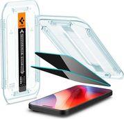 GLASS TR EZ FIT (PRIVACY) 2 PACK TRANSPARENCY FOR IPHONE 16 PRO SPIGEN