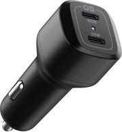 POWERARC ARCSTATION CAR CHARGER BLACK FOR 2-PORT/USB-C PD 3.0 45W/USB-C PD 3.0 20W /TOTAL 65 SPIGEN