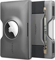 WALLET S CARD HOLDER WITH CARD KEY RING GUNMETAL FOR AIRTAG SPIGEN από το e-SHOP
