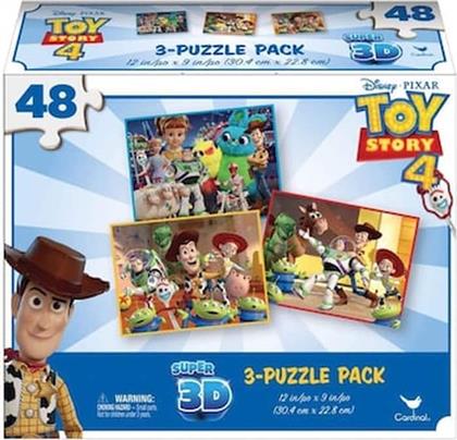 3 DIFFERENT LENTICULA PUZZLES TOY STORY4 (6052966) SPIN MASTER