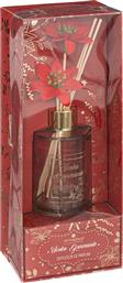 ΑΡΩΜΑΤΙΚΟ ΧΩΡΟΥ 100ML ΜΕ ΣΤΙΚΣ A-S RED POINSETTIA 191155 SPITISHOP