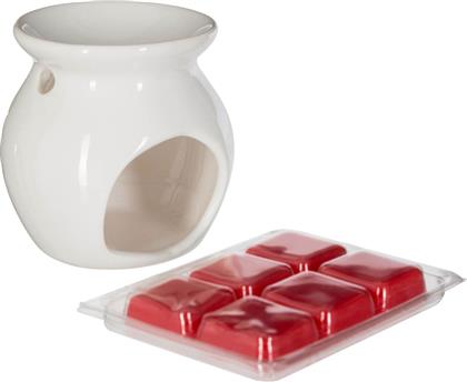 ΑΡΩΜΑΤΙΣΤΗΣ ΜΕ 6 WAX MELTS C-B RED FRUIT 157756H SPITISHOP