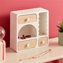 ΜΠΙΖΟΥΤΙΕΡΑ ΜΕ ΣΥΡΤΑΡΙΑ (23.8X11X23.8) A-S CHERI 211538 WHITE SPITISHOP