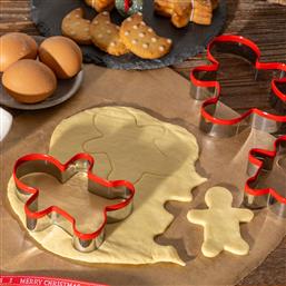 ΧΡΙΣΤΟΥΓΕΝΝΙΑΤΙΚΑ ΚΟΥΠ ΠΑΤ ΑΝΟΞΕΙΔΩΤΑ (ΣΕΤ 3ΤΜΧ) F-V GINGERMAN 204665 SPITISHOP