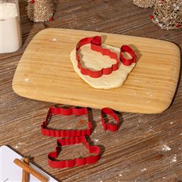 ΧΡΙΣΤΟΥΓΕΝΝΙΑΤΙΚΑ ΚΟΥΠ ΠΑΤ ΑΝΟΞΕΙΔΩΤΑ (ΣΕΤ 5ΤΜΧ) F-V SANTA 204672 SPITISHOP