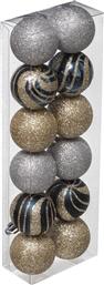 ΧΡΙΣΤΟΥΓΕΝΝΙΑΤΙΚΕΣ ΜΠΑΛΕΣ (ΣΕΤ 12ΤΜΧ) A-S SILVER/GOLD 129153L2 SPITISHOP