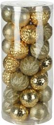 ΧΡΙΣΤΟΥΓΕΝΝΙΑΤΙΚΕΣ ΜΠΑΛΕΣ (ΣΕΤ 35ΤΜΧ) K-M GOLD AVS101700 SPITISHOP