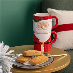 ΧΡΙΣΤΟΥΓΕΝΝΙΑΤΙΚΕΣ ΚΟΥΠΕΣ 200ML (ΣΕΤ 2ΤΜΧ) A-S SANTA CLAUS 208464 SPITISHOP