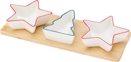 ΧΡΙΣΤΟΥΓΕΝΝΙΑΤΙΚΗ ΟΡΝΤΕΒΙΕΡΑ ΣΕΡΒΙΡΙΣΜΑΤΟΣ 3 ΘΕΣΕΩΝ (38X12.5X6) K-M 210001190 SPITISHOP