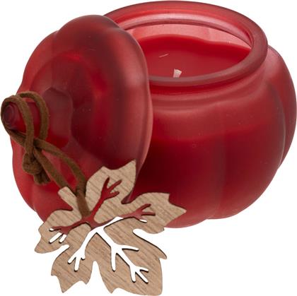 ΧΡΙΣΤΟΥΓΕΝΝΙΑΤΙΚΟ ΑΡΩΜΑΤΙΚΟ ΚΕΡΙ 260GR (Φ8.5X8.5) A-S PUMPKIN RED 208493 SPITISHOP