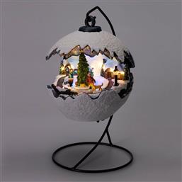 ΧΡΙΣΤΟΥΓΕΝΝΙΑΤΙΚΟ ΧΩΡΙΟ ΜΕ LED & ΚΙΝΗΣΗ (Φ20X23.5) K-M XMAS TREE ABG162250 SPITISHOP