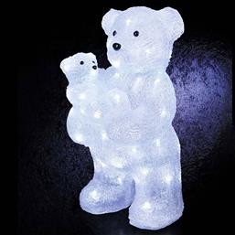 ΧΡΙΣΤΟΥΓΕΝΝΙΑΤΙΚΟ ΔΙΑΚΟΣΜΗΤΙΚΟ ΜΕ LED (24.5X25X44.5) F-R BEAR 877285 SPITISHOP
