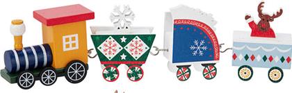 ΧΡΙΣΤΟΥΓΕΝΝΙΑΤΙΚΟ ΔΙΑΚΟΣΜΗΤΙΚΟ ΤΡΕΝΑΚΙ (18.5X2.5X6) K-M SNOWFLAKE GML001050 SPITISHOP