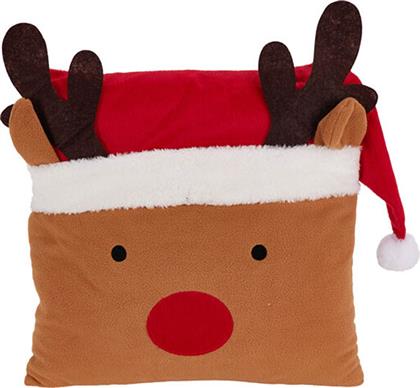 ΧΡΙΣΤΟΥΓΕΝΝΙΑΤΙΚΟ ΜΑΞΙΛΑΡΙ FLEECE (40X40) K-M REINDEER ANT001930 SPITISHOP