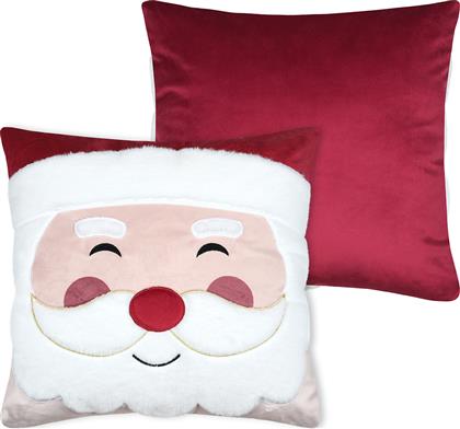 ΧΡΙΣΤΟΥΓΕΝΝΙΑΤΙΚΟ ΜΑΞΙΛΑΡΙ ΒΕΛΟΥΤΕ (45X45) S-F HOHOHO ROUGE C1D832001 SPITISHOP