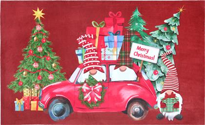 ΧΡΙΣΤΟΥΓΕΝΝΙΑΤΙΚΟ ΠΑΤΑΚΙ ΕΙΣΟΔΟΥ (45X75) S-F KLAUS ROUGE BTD833001 SPITISHOP