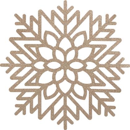 ΧΡΙΣΤΟΥΓΕΝΝΙΑΤΙΚΟ ΣΟΥΠΛΑ (41.5X38) A-S GLITTERY SNOWFLAKE 169556B SPITISHOP