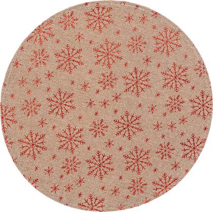 ΧΡΙΣΤΟΥΓΕΝΝΙΑΤΙΚΟ ΣΟΥΠΛΑ (Φ38) A-S RED SNOWFLAKE 208502B SPITISHOP
