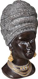 ΔΙΑΚΟΣΜΗΤΙΚΗ ΦΙΓΟΥΡΑ (15.5X13X27.5) A-S AFRICAN WOMAN HEAD 182336 SPITISHOP