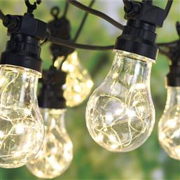 ΔΙΑΚΟΣΜΗΤΙΚΗ ΓΙΡΛΑΝΤΑ ΜΕ 10 LED ΦΩΤΑΚΙΑ K-M LE2000020 SPITISHOP