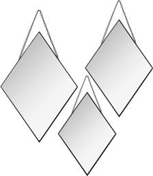 ΔΙΑΚΟΣΜΗΤΙΚΟΙ ΚΑΘΡΕΦΤΕΣ ΤΟΙΧΟΥ (ΣΕΤ 3ΤΜΧ) A-S DIAMOND BLACK 158119 SPITISHOP