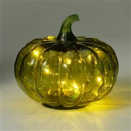 ΔΙΑΚΟΣΜΗΤΙΚΟ ΦΩΤΙΣΤΙΚΟ LED ΜΕ ΜΠΑΤΑΡΙΑ (Φ15X13) K-M PUMPKIN GREEN ADG000250 SPITISHOP