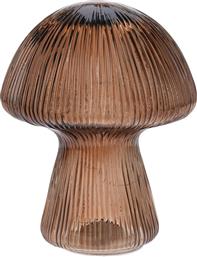 ΔΙΑΚΟΣΜΗΤΙΚΟ ΦΩΤΙΣΤΙΚΟ LED ΜΕ ΜΠΑΤΑΡΙΑ (Φ16.5X20.5) K-M MUSHROOM DARK COFFEE ADG000020 SPITISHOP