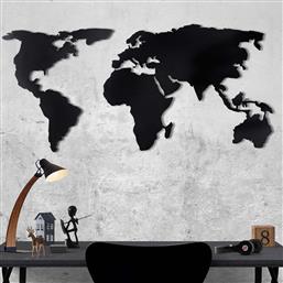 ΔΙΑΚΟΣΜΗΤΙΚΟ ΤΟΙΧΟΥ (120X60) A-G WORLD MAP SILHOUETTE 805BSG1081 SPITISHOP