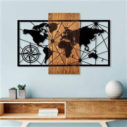 ΔΙΑΚΟΣΜΗΤΙΚΟ ΤΟΙΧΟΥ (57X84) A-G WORLD MAP 899SKL2626 SPITISHOP