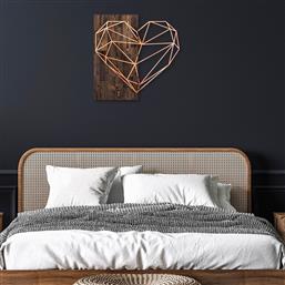 ΔΙΑΚΟΣΜΗΤΙΚΟ ΤΟΙΧΟΥ (58X58) A-G HEART COPPER 899SKL2240 SPITISHOP