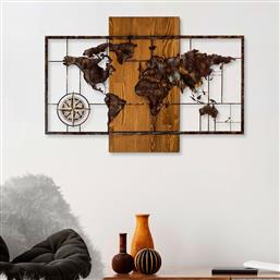 ΔΙΑΚΟΣΜΗΤΙΚΟ ΤΟΙΧΟΥ (58X85) A-G WORLD MAP 899SKL2661 SPITISHOP