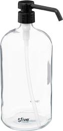 DISPENSER ΜΠΑΝΙΟΥ 1LT (Φ9.5X24) F-V TRANSPARENT 174797A SPITISHOP