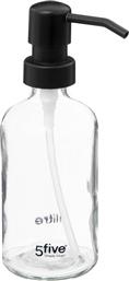 DISPENSER ΜΠΑΝΙΟΥ 250ML (Φ6.3X18) F-V TRANSPARENT 174798A SPITISHOP