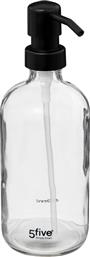 ΔΟΧΕΙΟ ΚΡΕΜΟΣΑΠΟΥΝΟΥ 450ML (Φ7.4X21) F-V TRANSPARENT 174712A SPITISHOP